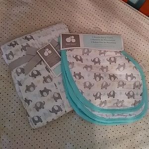 Baby blankets and burb rags